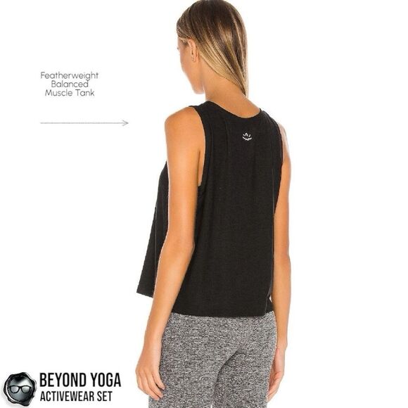 BEYOND YOGA SPACEDYE SET: BALANCED MUSCLE TEE + FULL LENGTH LEGGINGS SIZE SMALL - Picture 5 of 16